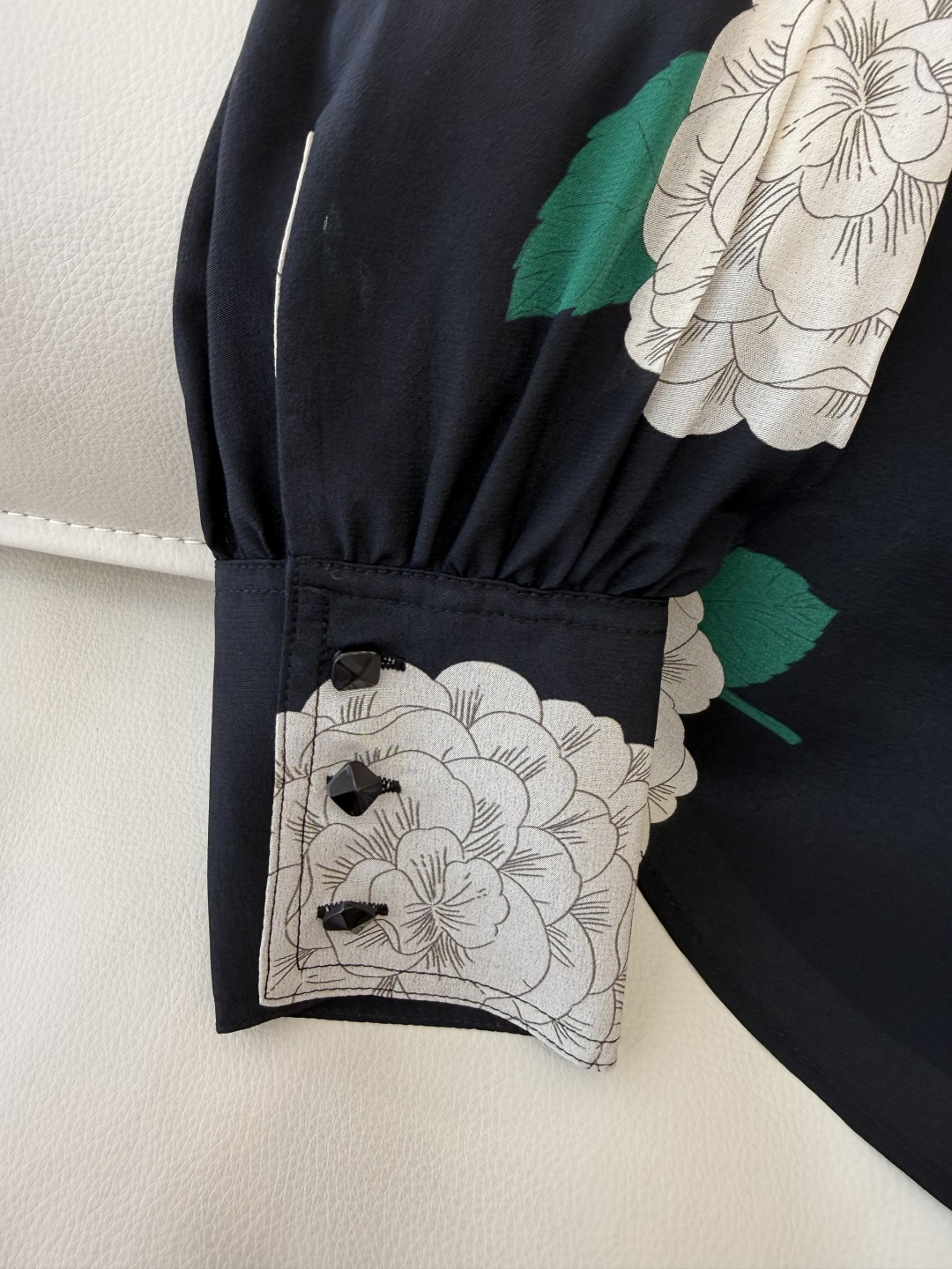 BS1068#新款衬衫💕Valentino 100% 真丝印花长袖衬衫 SMLXL