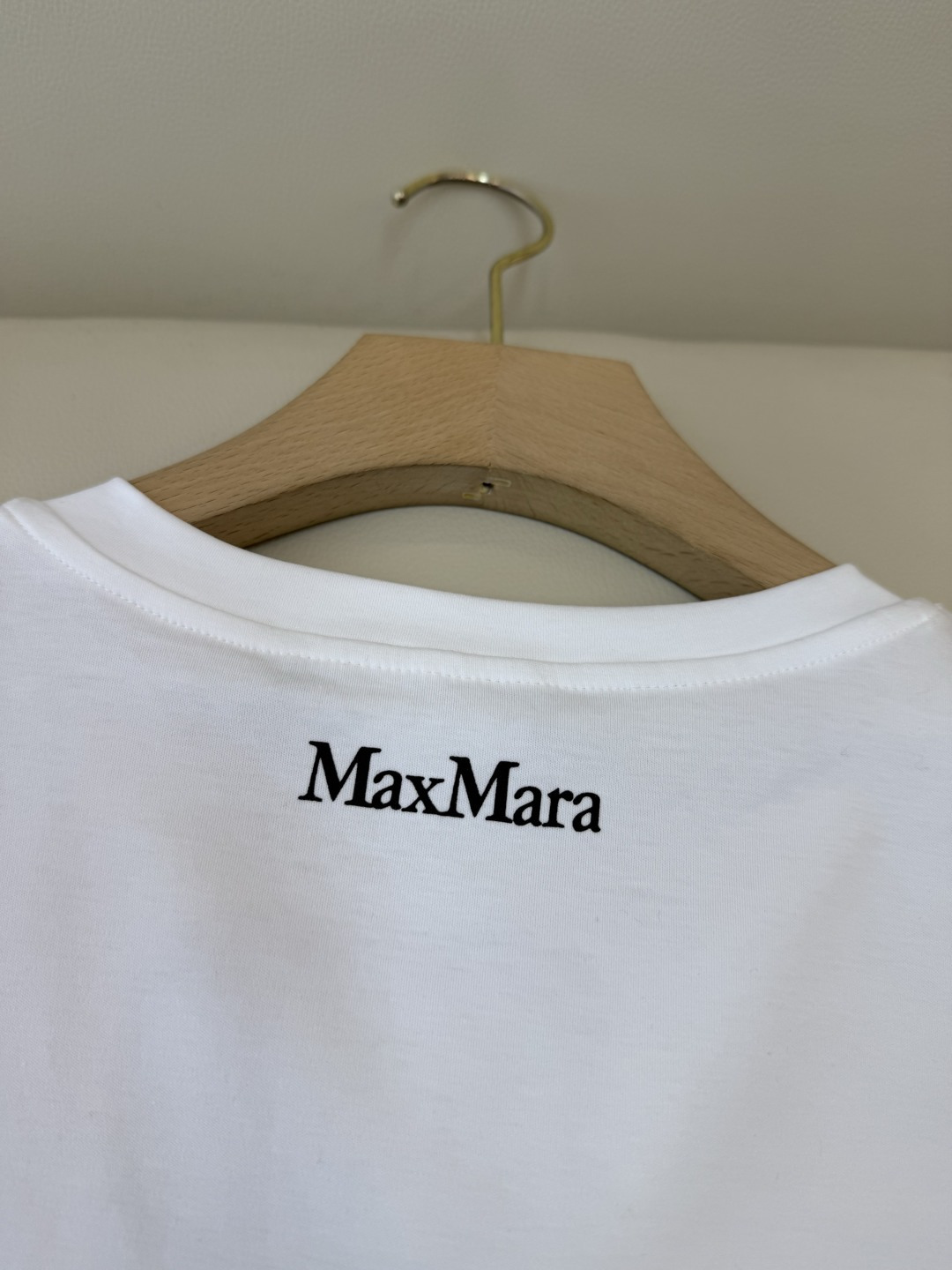 QG0137#新款T恤💕max mara 顶级版 重工刺绣珠 水墨印花 短袖T恤 SML