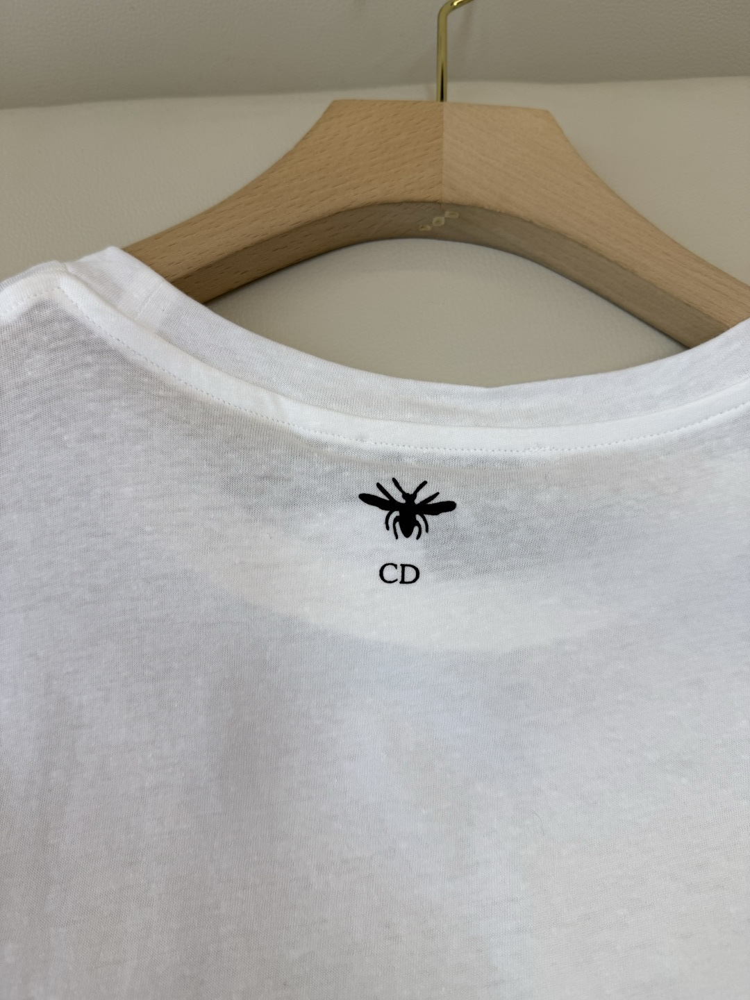 QG0139#新款T恤💕dior 顶级版 85% 棉 15% 麻 飞马印花短袖T恤 SML