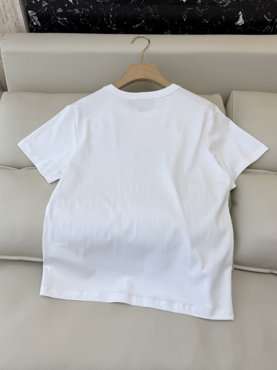 QG0138#新款T恤💕L V 小马印花logo 短袖T恤 SML