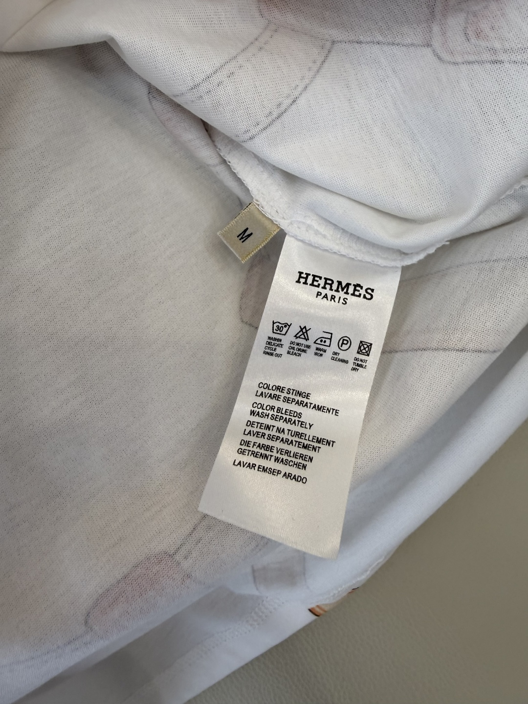 QG0145#新款T恤💕H家 爱马仕 顶级版 印花 短袖T恤 SML