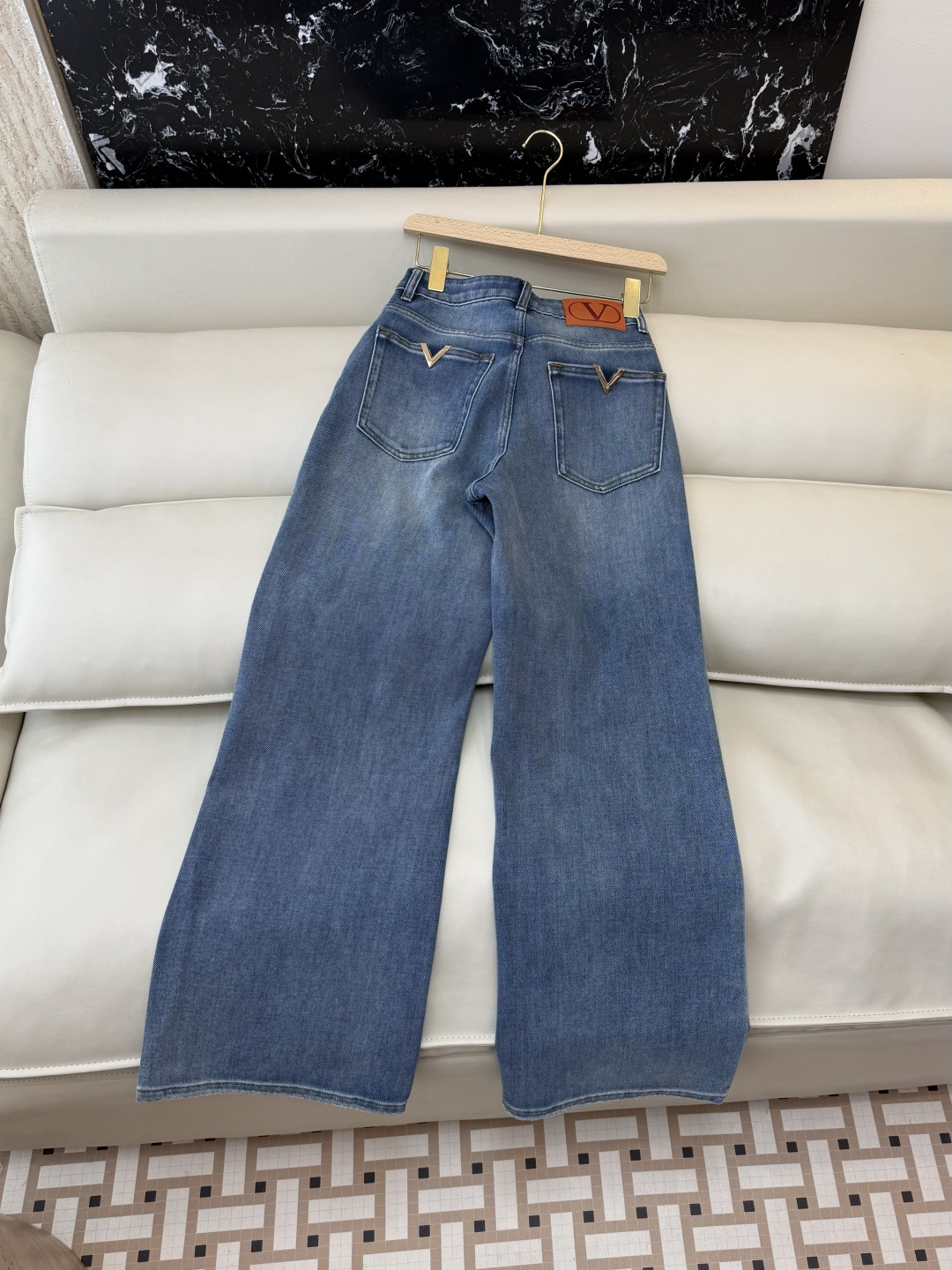 CK038#牛仔裤新款💕Valentino 显瘦显腿长 弹力棉 牛仔裤 S-XL