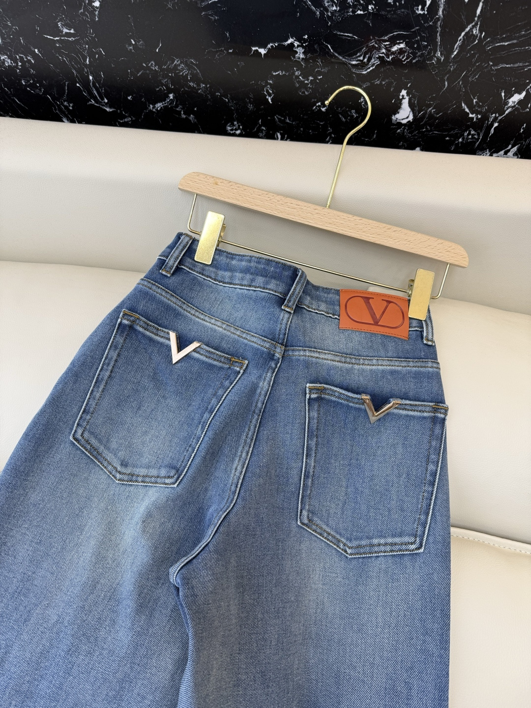 CK038#牛仔裤新款💕Valentino 显瘦显腿长 弹力棉 牛仔裤 S-XL