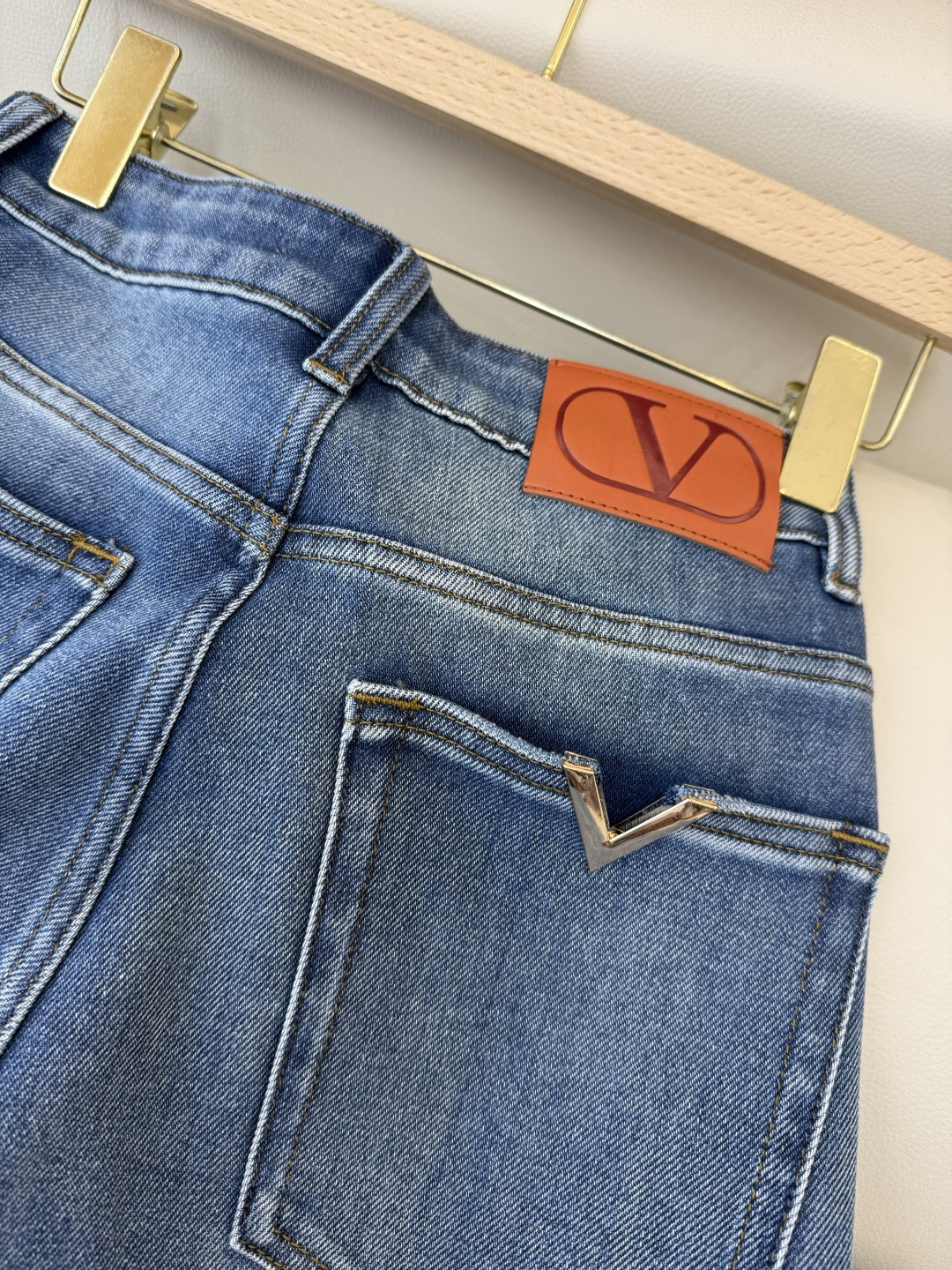 CK038#牛仔裤新款💕Valentino 显瘦显腿长 弹力棉 牛仔裤 S-XL