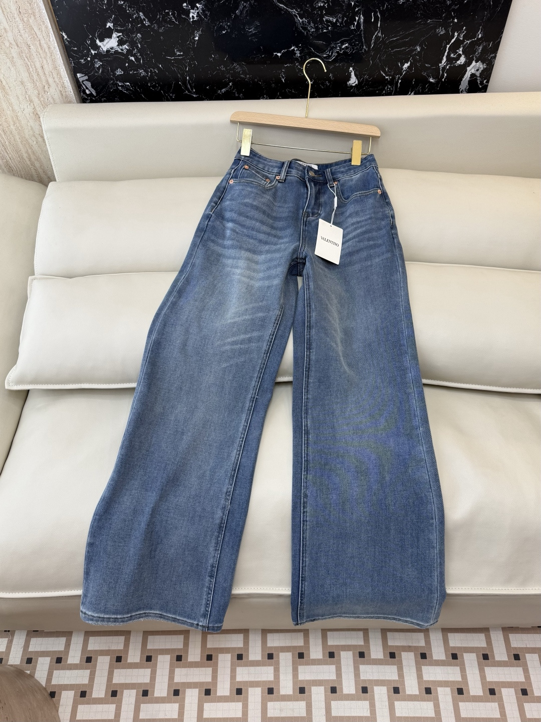 CK038#牛仔裤新款💕Valentino 显瘦显腿长 弹力棉 牛仔裤 S-XL