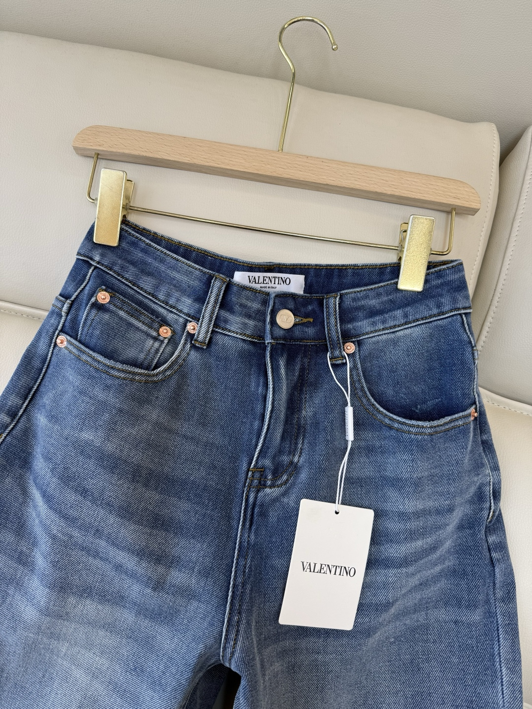 CK038#牛仔裤新款💕Valentino 显瘦显腿长 弹力棉 牛仔裤 S-XL