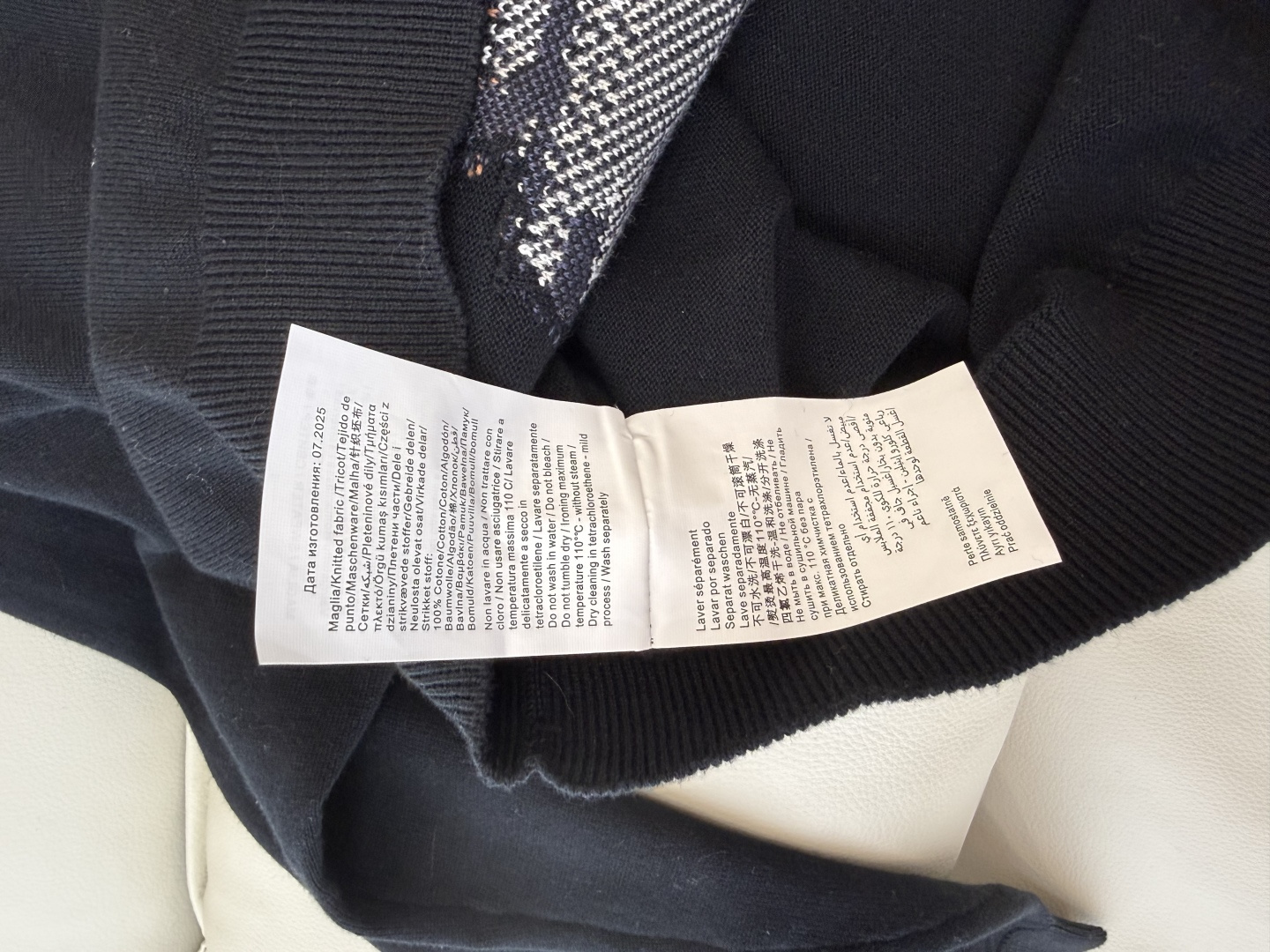 QG0148#新款T恤💕Monschino 珍珠大鹅🦢 字母配色针织长袖毛衣T恤 黑色 粉色 SML