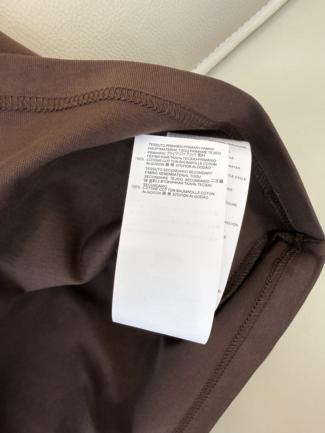 CK050#新款T恤💕MM6 马吉拉 字母印花logo 短袖T恤 咖色 浅灰色 SML