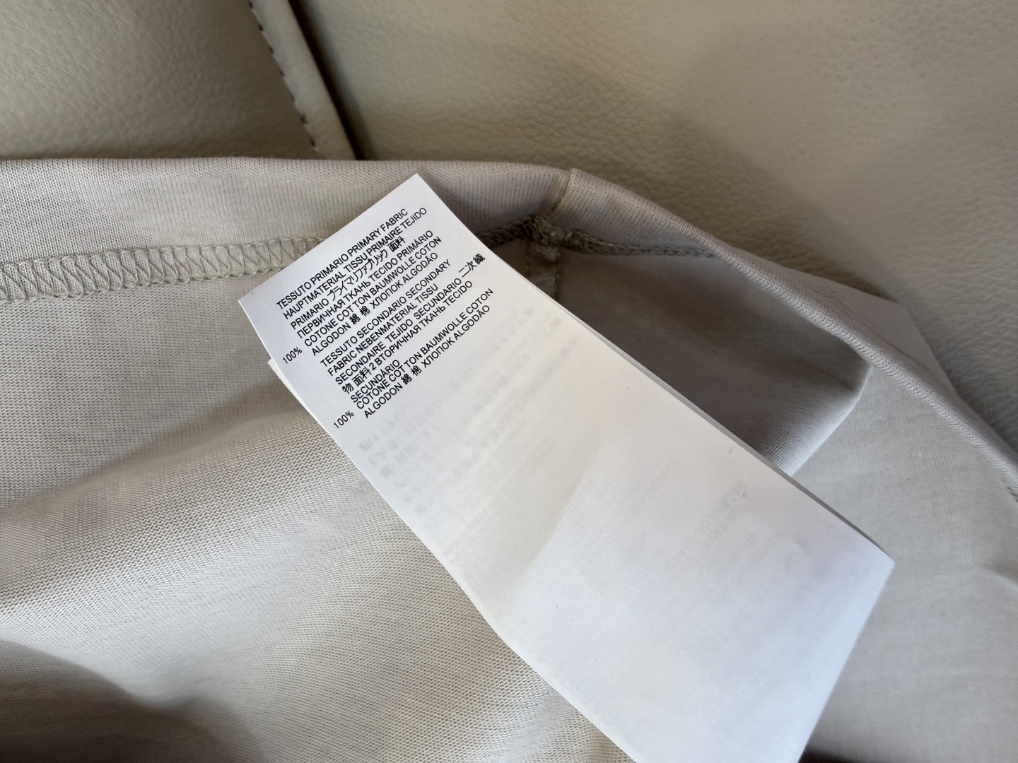 CK050#新款T恤💕MM6 马吉拉 字母印花logo 短袖T恤 咖色 浅灰色 SML