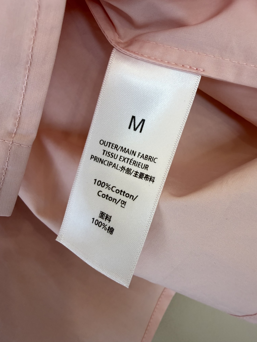 AD050#长袖衬衫‼️Prada 手工钉钻 长袖衬衫 粉色 蓝色 白色 SML