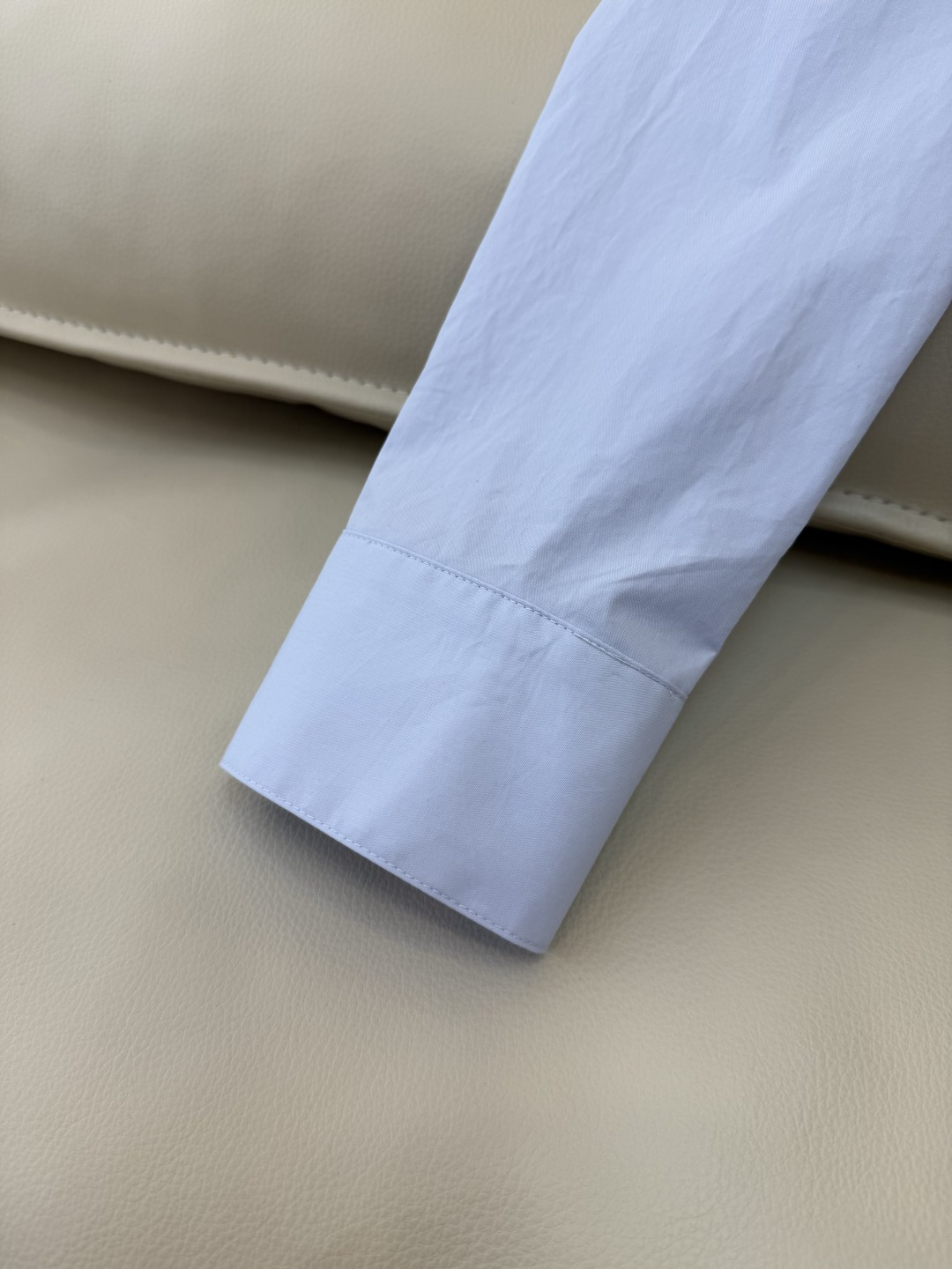 AD050#长袖衬衫‼️Prada 手工钉钻 长袖衬衫 粉色 蓝色 白色 SML