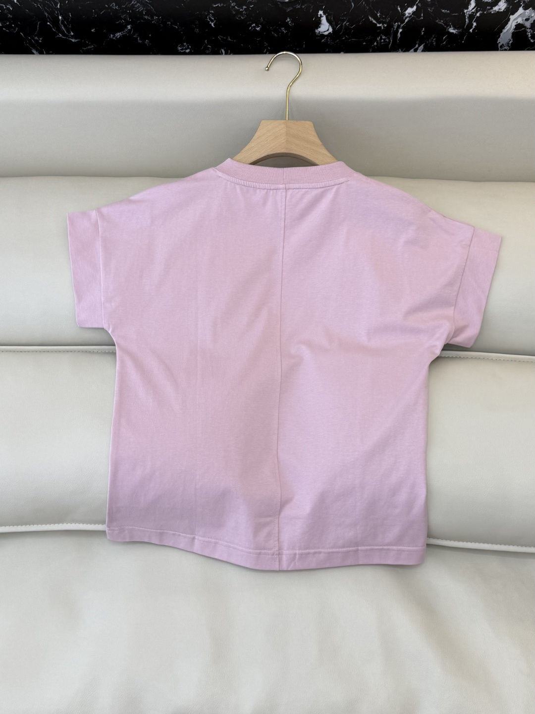 AD022#短袖T恤‼️手工钉珠 绣马 短袖T恤 白色 黑色 粉色 灰色 MLXL