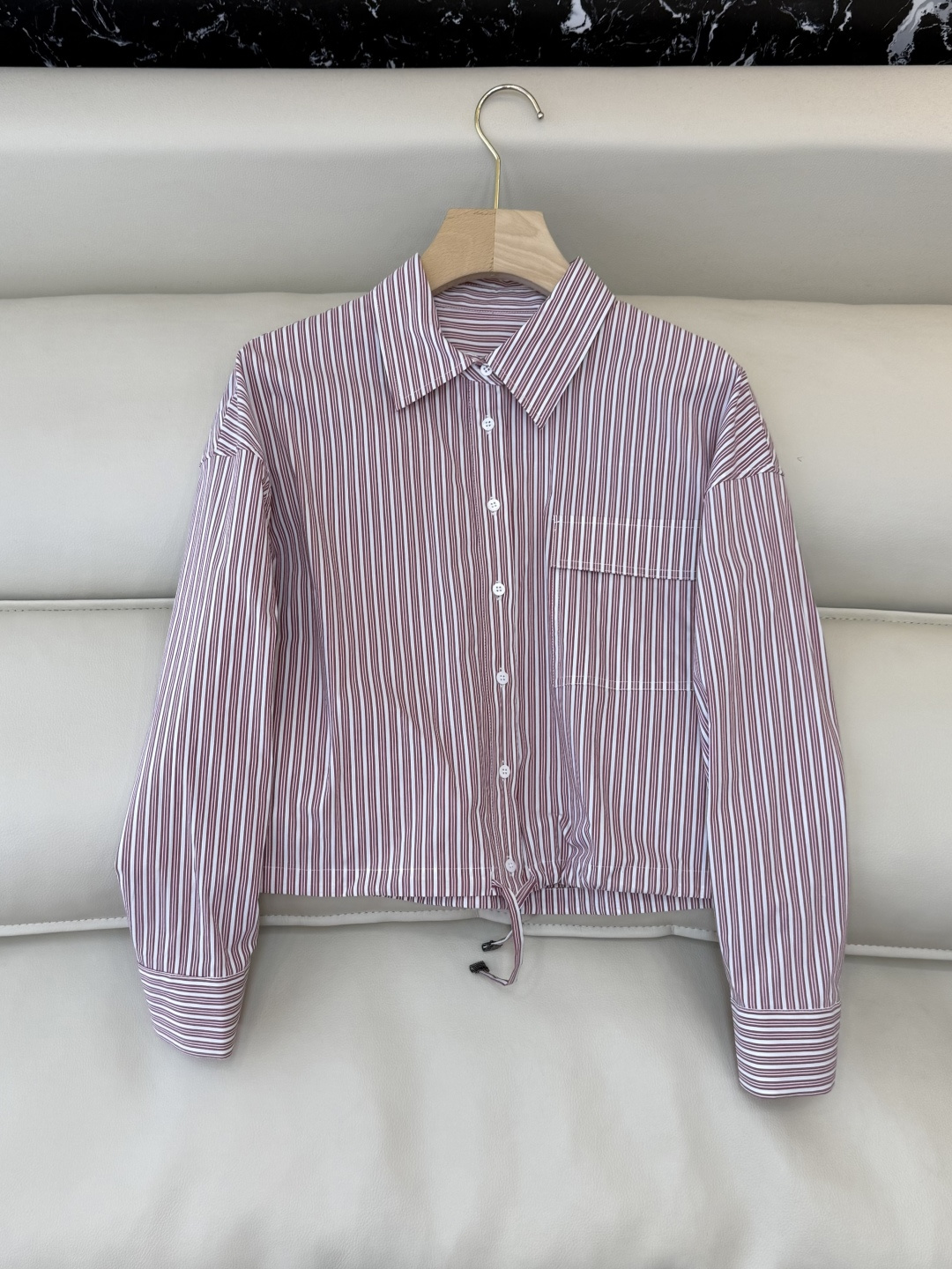 NO:715361,QD7973# New Shirt P BC Stripe to Strip Long Sleeve Striped Printed Shirt SMLXL,,shirts,19860909QD7973#新款衬衫P BC 条纹对条 长袖条纹印花衬衫 SMLXL,,shirts,,Women's clothing