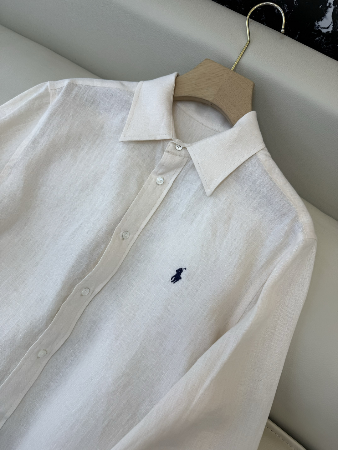 QD7999#新款衬衫💕Polo 劳夫劳伦 100% 亚麻顶级版长袖衬衫 多色 SMLXL