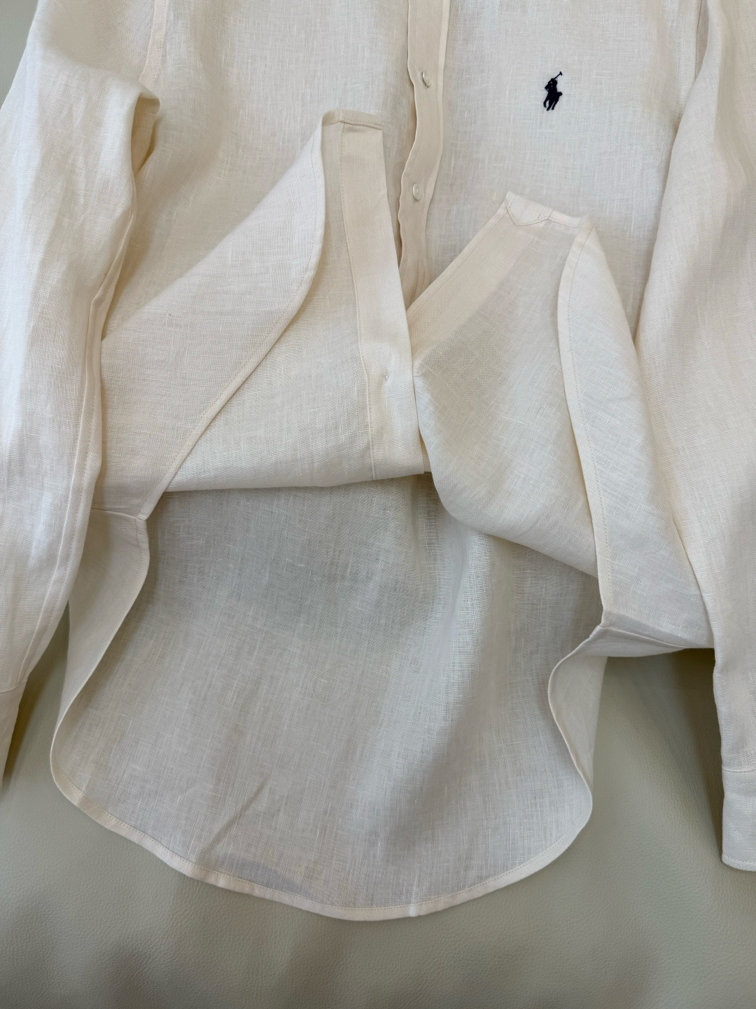 QD7999#新款衬衫💕Polo 劳夫劳伦 100% 亚麻顶级版长袖衬衫 多色 SMLXL