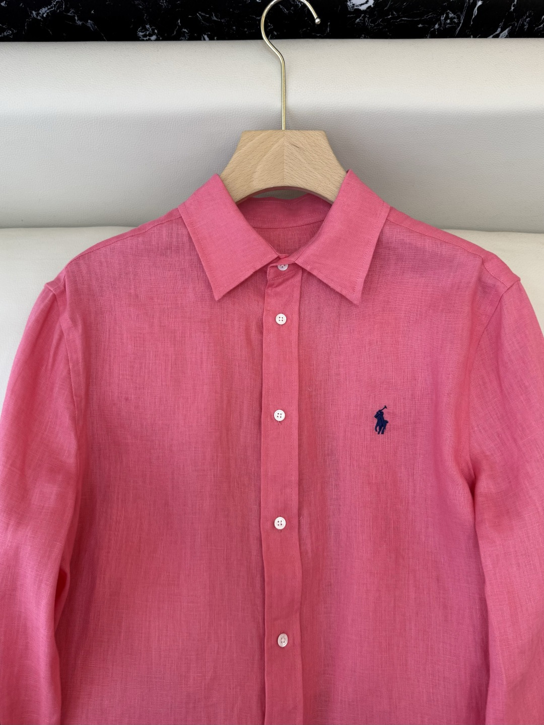 QD7999#新款衬衫💕Polo 劳夫劳伦 100% 亚麻顶级版长袖衬衫 多色 SMLXL