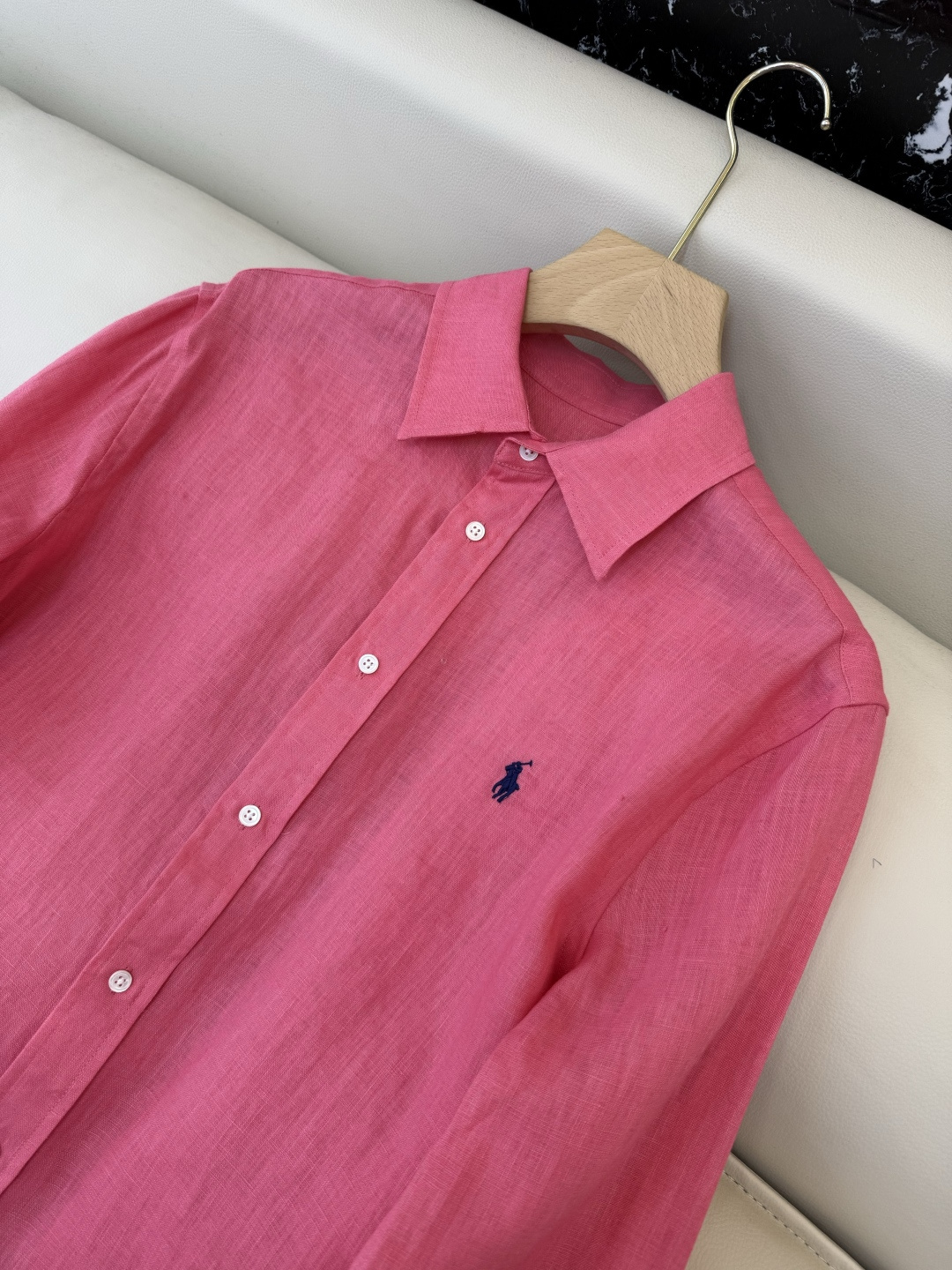 QD7999#新款衬衫💕Polo 劳夫劳伦 100% 亚麻顶级版长袖衬衫 多色 SMLXL