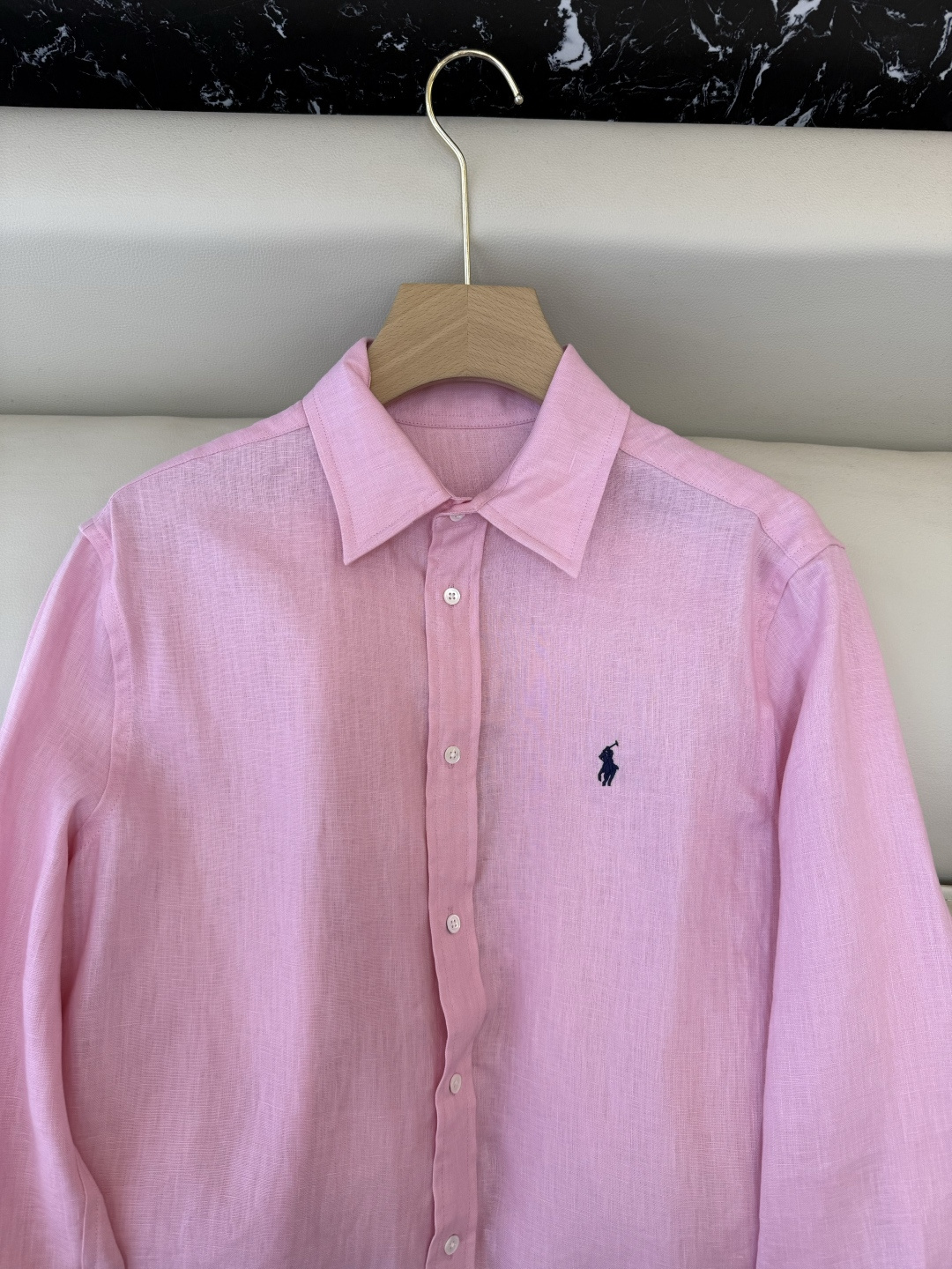 QD7999#新款衬衫💕Polo 劳夫劳伦 100% 亚麻顶级版长袖衬衫 多色 SMLXL