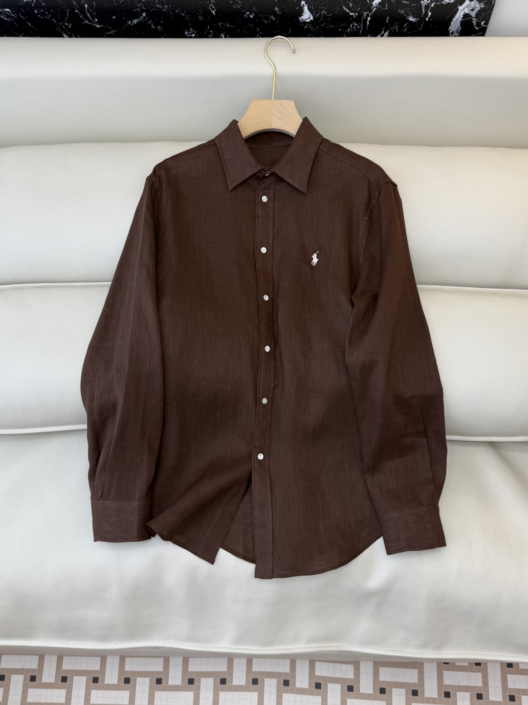 NO:715618,QD7999# new shirt P Polo Laurel linen top version long-sleeved shirt multi-color SMLXL,,shirts,19860909QD7999#新款衬衫P Polo 劳夫劳伦亚麻顶级版长袖衬衫 多色 SMLXL,,shirts,,Women's clothing