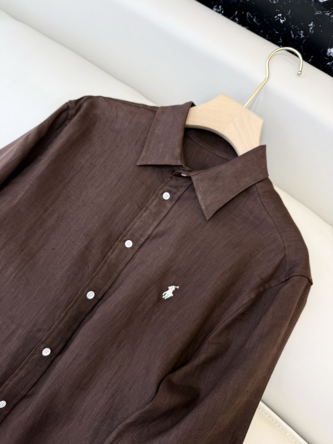 QD7999#新款衬衫💕Polo 劳夫劳伦 100% 亚麻顶级版长袖衬衫 多色 SMLXL