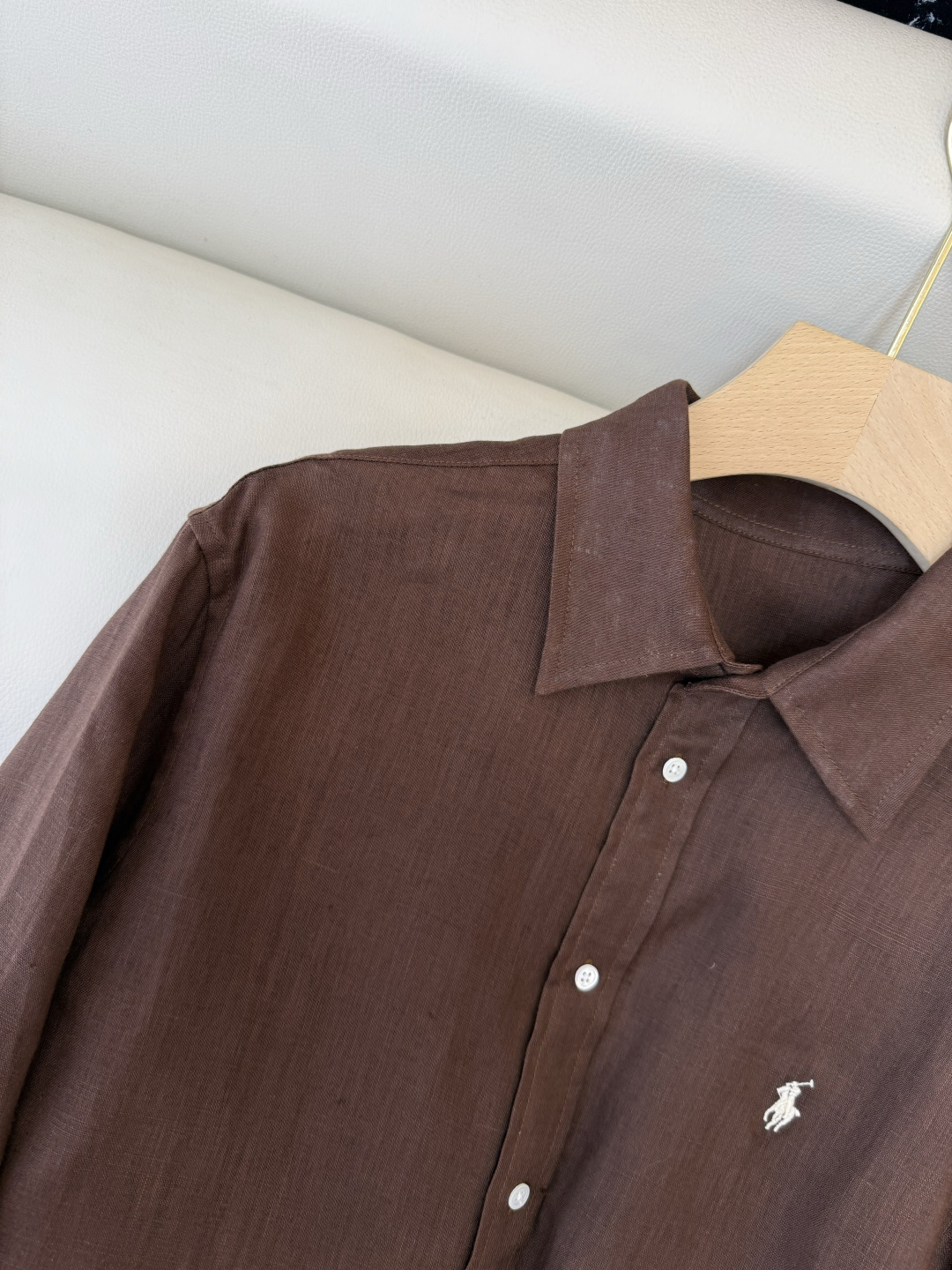 QD7999#新款衬衫💕Polo 劳夫劳伦 100% 亚麻顶级版长袖衬衫 多色 SMLXL