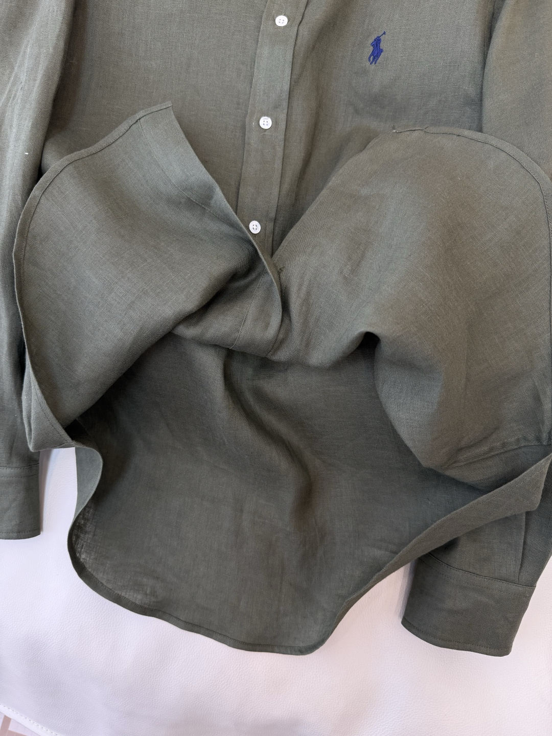 QD7999#新款衬衫💕Polo 劳夫劳伦 100% 亚麻顶级版长袖衬衫 多色 SMLXL