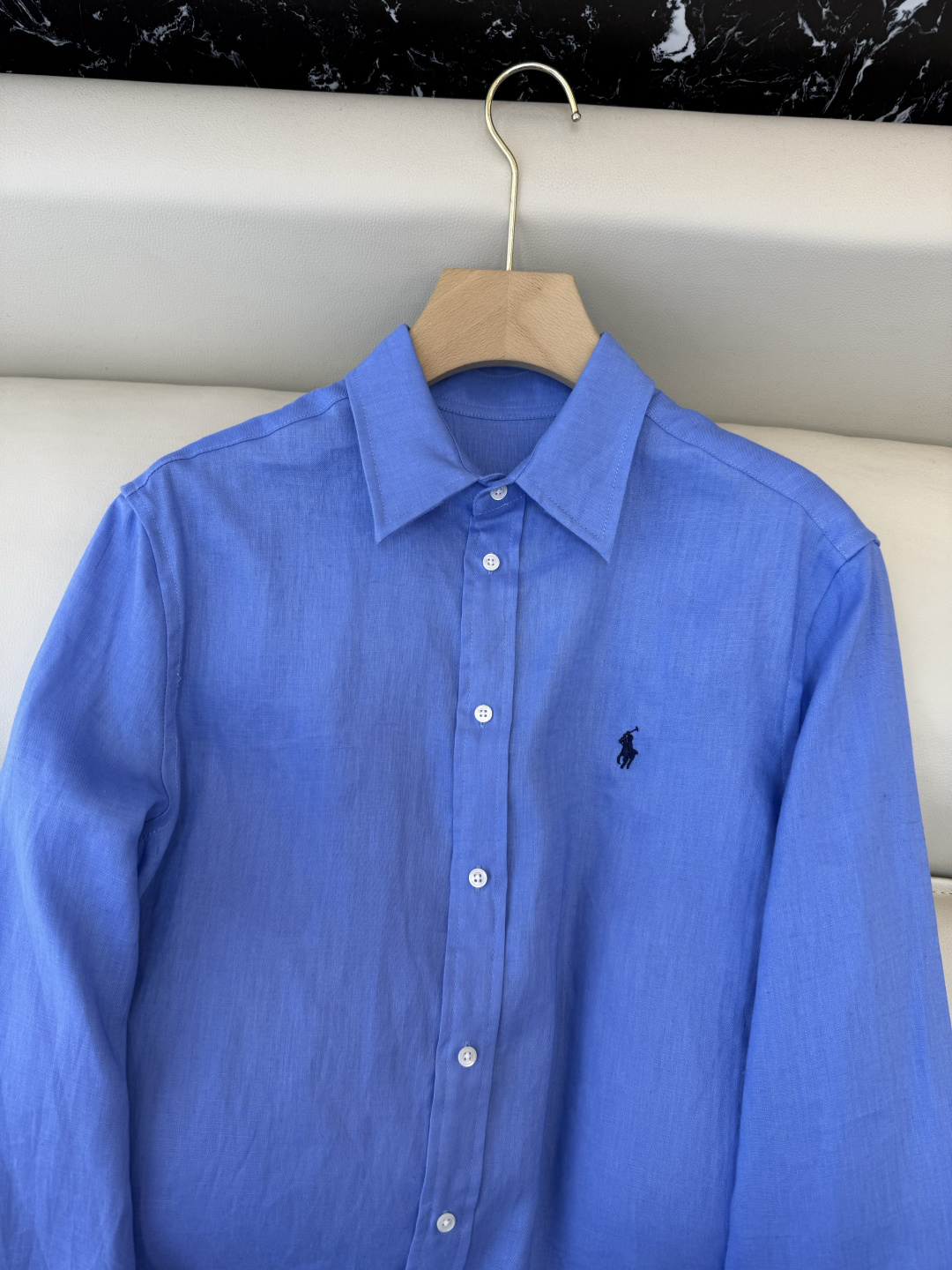 QD7999#新款衬衫💕Polo 劳夫劳伦 100% 亚麻顶级版长袖衬衫 多色 SMLXL