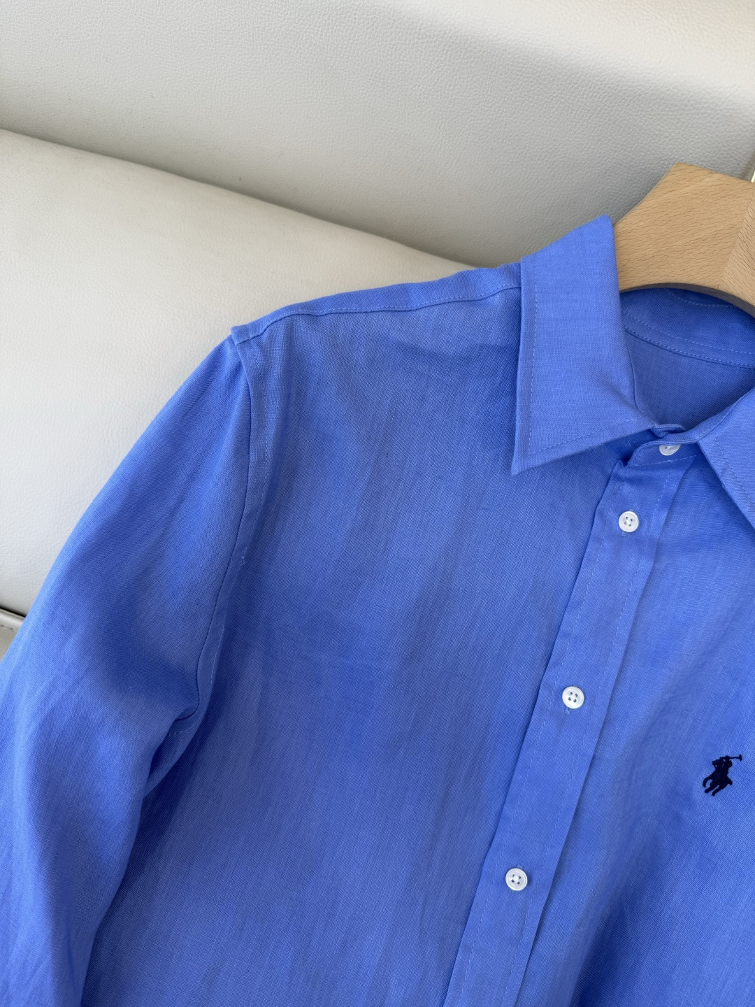 QD7999#新款衬衫💕Polo 劳夫劳伦 100% 亚麻顶级版长袖衬衫 多色 SMLXL