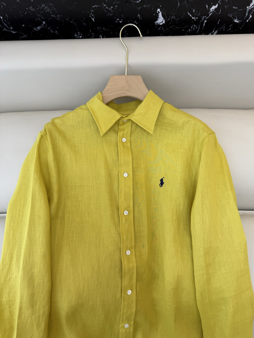 QD7999#新款衬衫💕Polo 劳夫劳伦 100% 亚麻顶级版长袖衬衫 多色 SMLXL