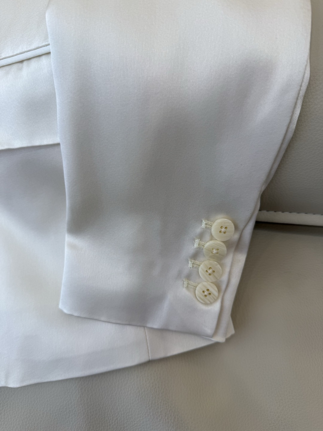 QD7987#新款外套💕theory 极简风 70% 三醋酸 一粒扣 长袖西装 白色 黑色2/4/6/8