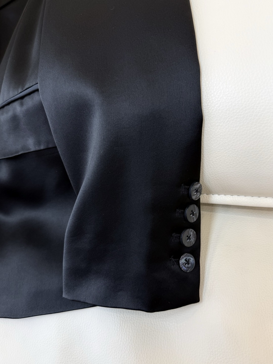 QD7987#新款外套💕theory 极简风 70% 三醋酸 一粒扣 长袖西装 白色 黑色2/4/6/8