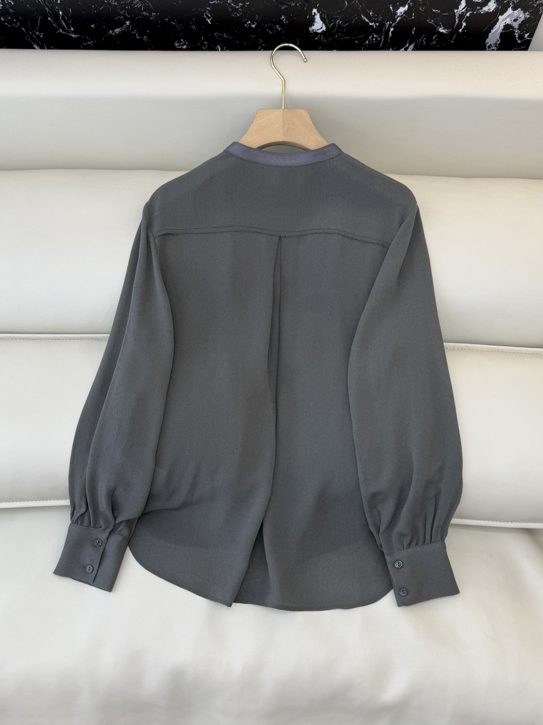 QD7998#新款衬衫💕ICICLE 之禾 真丝鬼绉长袖衬衫 多色 SMLXL