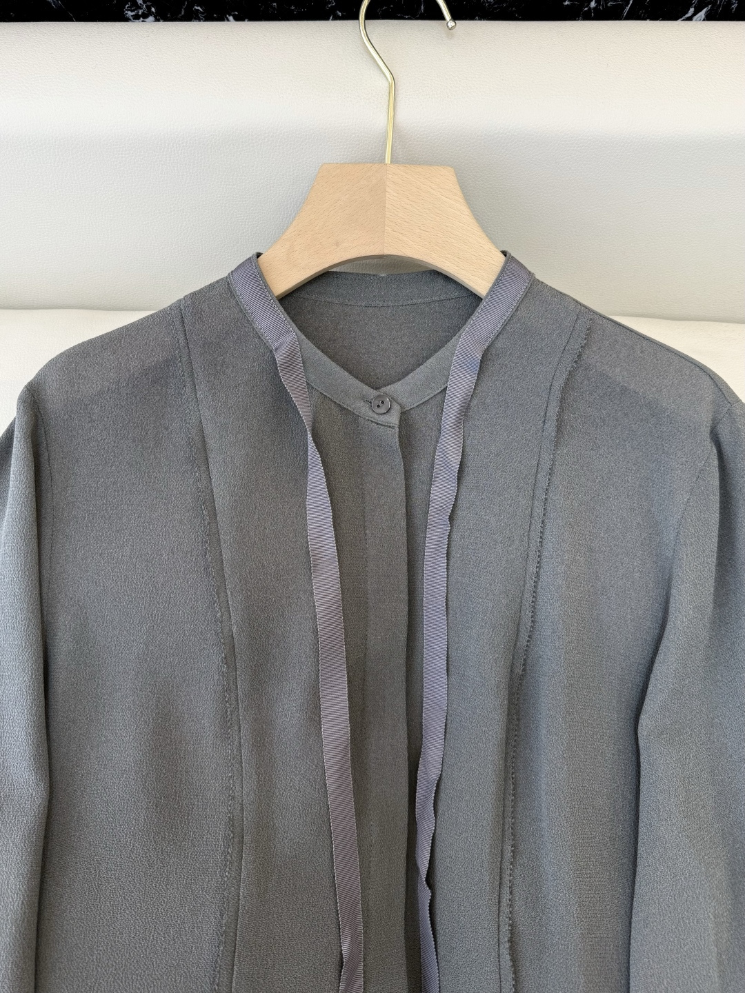 QD7998#新款衬衫💕ICICLE 之禾 真丝鬼绉长袖衬衫 多色 SMLXL