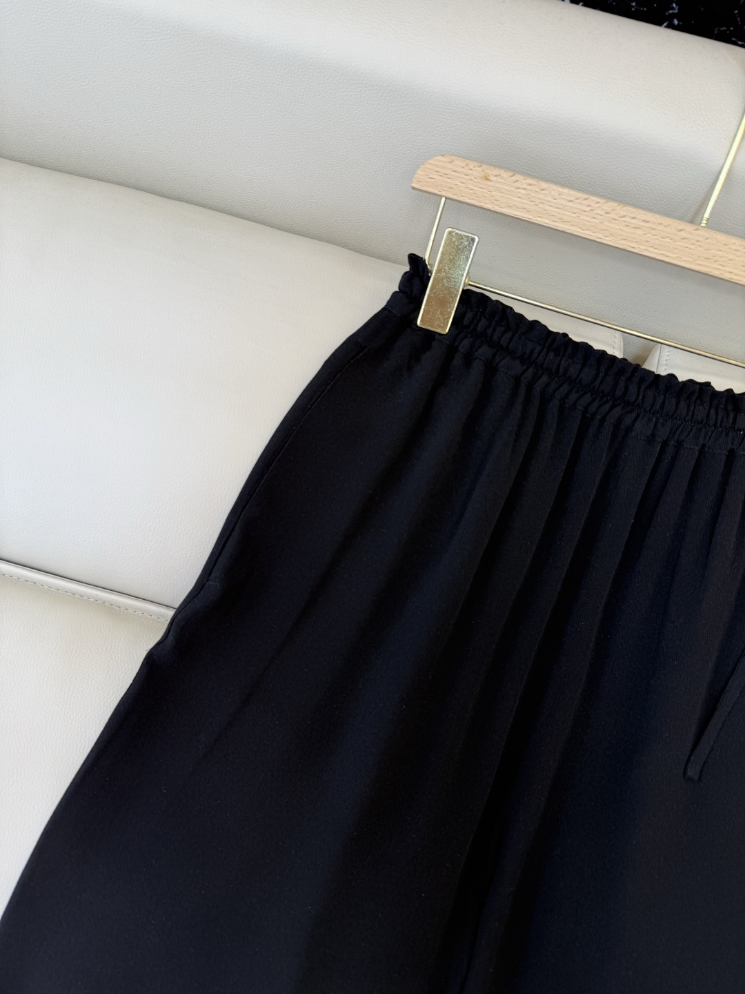 QD7993#新款裤子💕ICICLE 之禾 100% 真丝鬼绉阔腿长裤 SMLXL