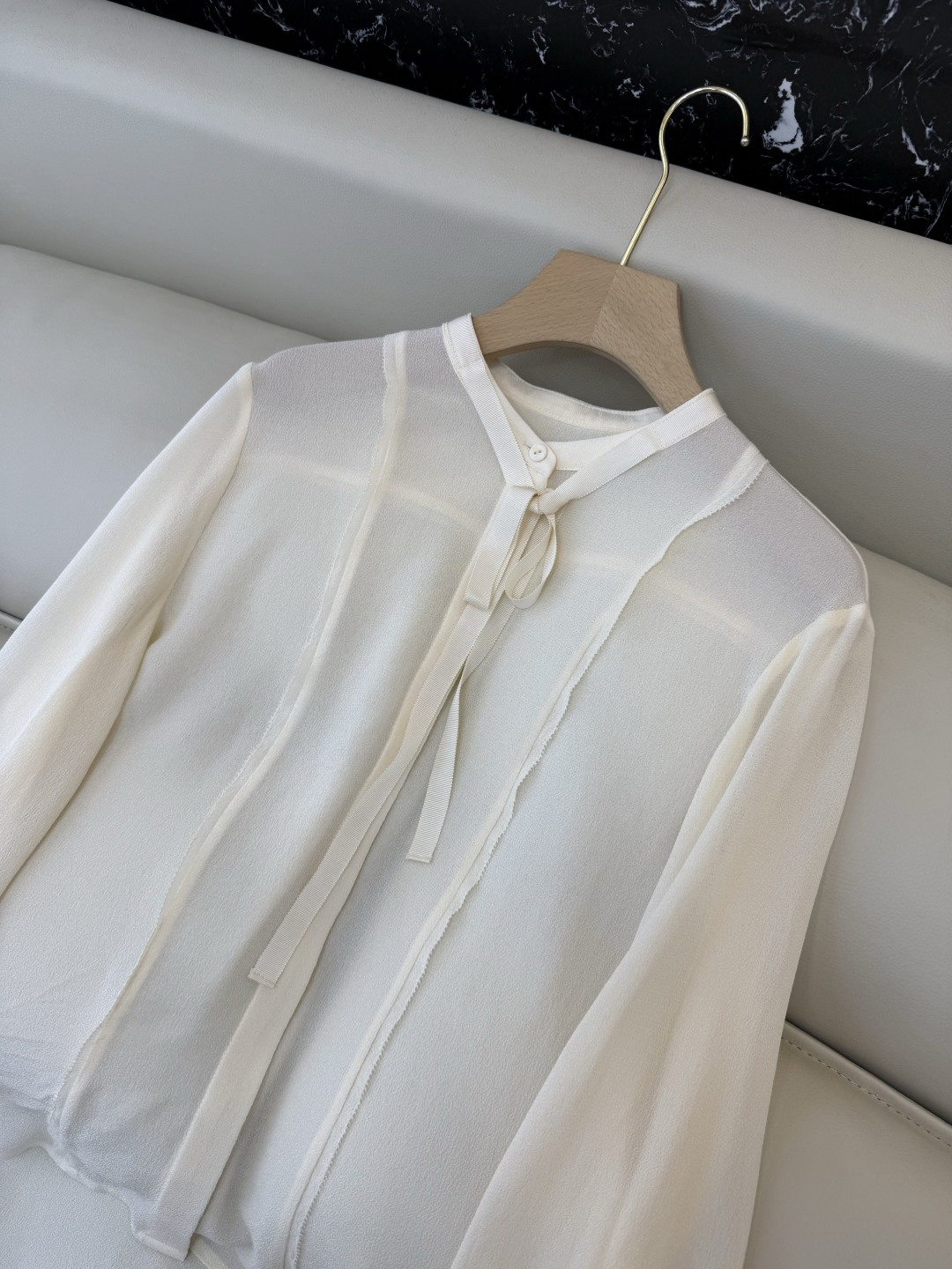 QD7998#新款衬衫💕ICICLE 之禾 真丝鬼绉长袖衬衫 多色 SMLXL