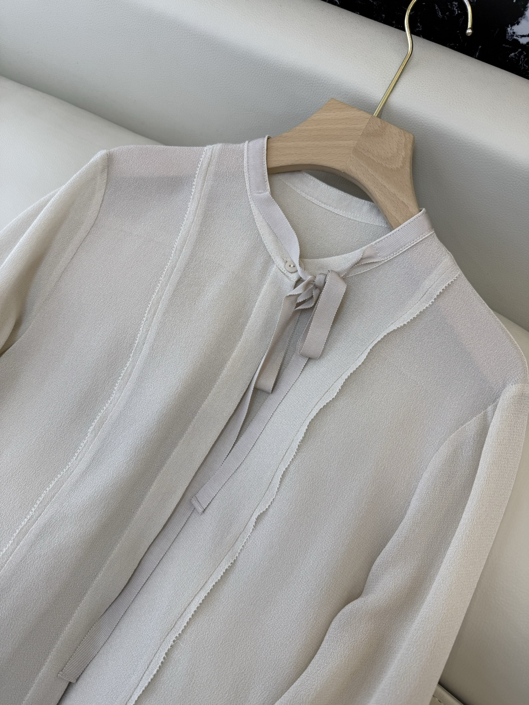 QD7998#新款衬衫💕ICICLE 之禾 真丝鬼绉长袖衬衫 多色 SMLXL