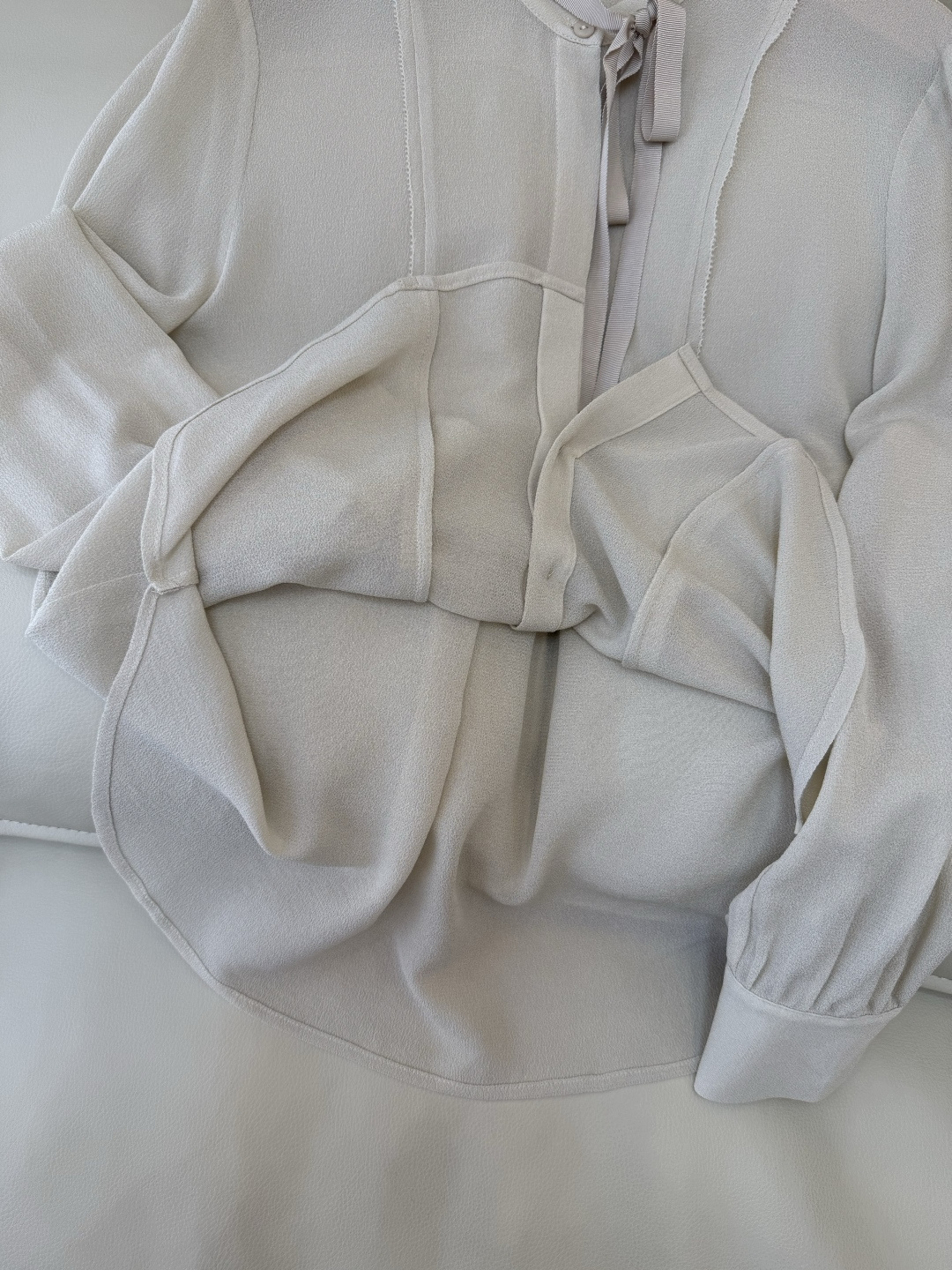 QD7998#新款衬衫💕ICICLE 之禾 真丝鬼绉长袖衬衫 多色 SMLXL