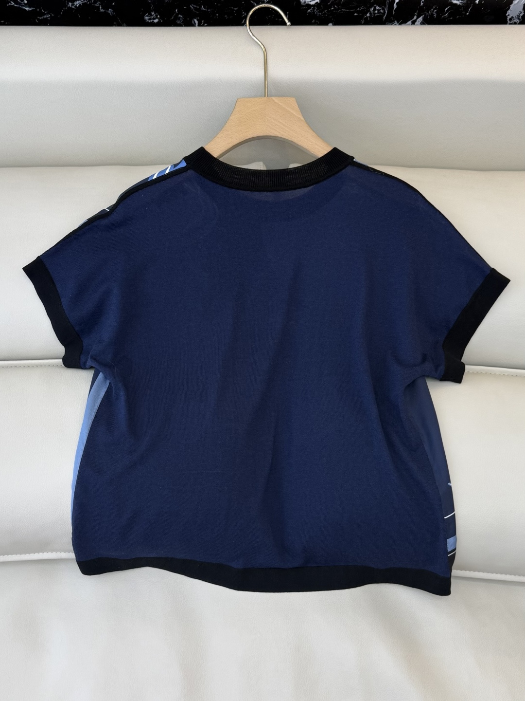 H32604#新款针织衫💕H家 100% 真丝 ➕ 针织面料 短袖 针织衫 三色 SMLXL