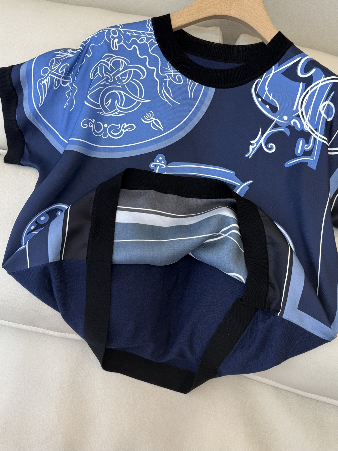 H32604#新款针织衫💕H家 100% 真丝 ➕ 针织面料 短袖 针织衫 三色 SMLXL