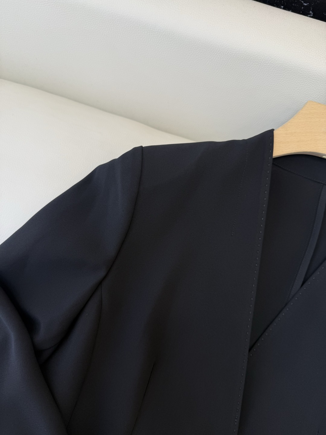 MT006#新款外套💕theory 极简风 无领 一粒扣 长袖西装 白色 黑色 M L XL