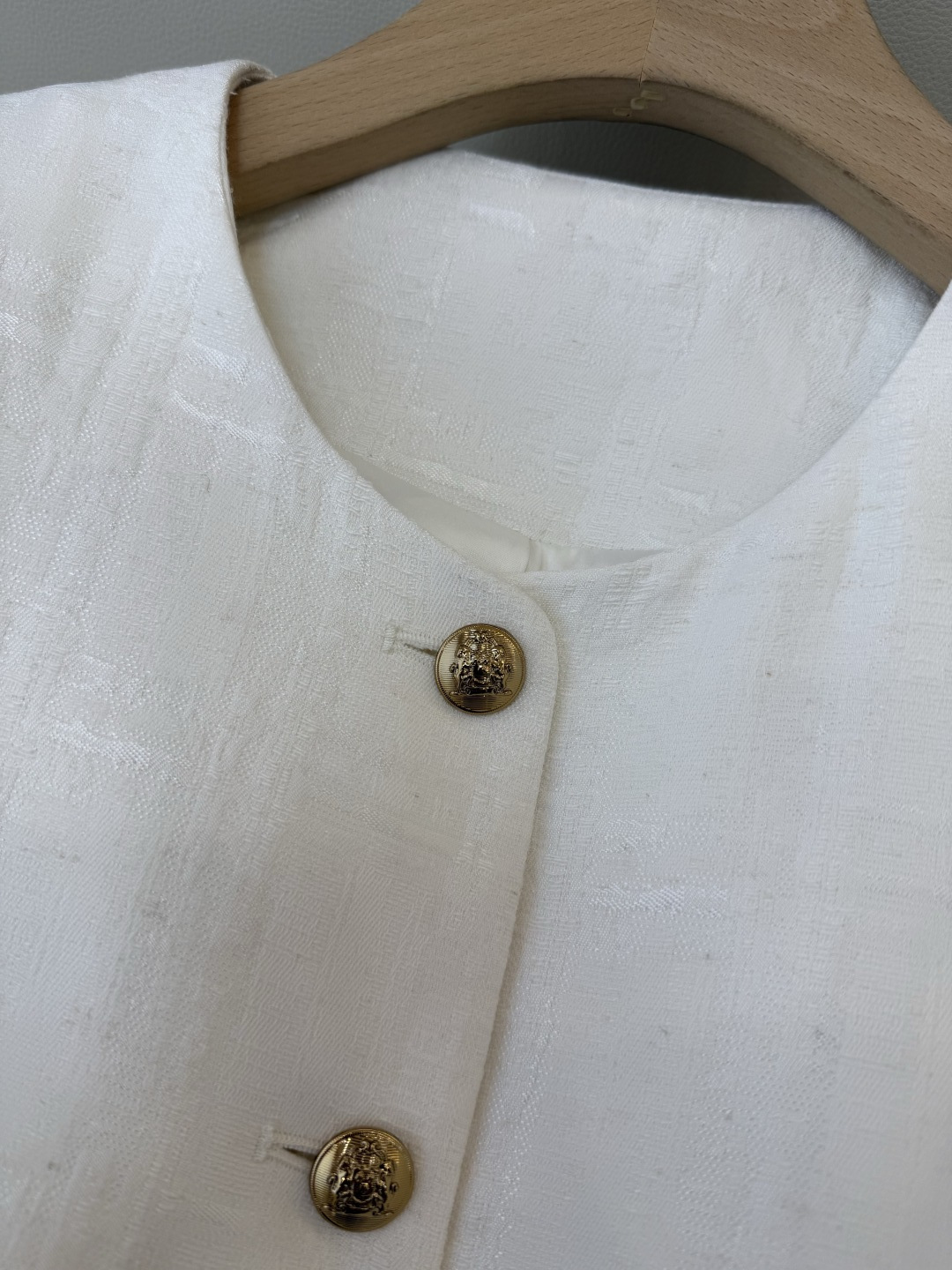 MT003#新款外套💕celine风 金扣 老钱风 长袖小外套 咖色 白色 黑色 M L