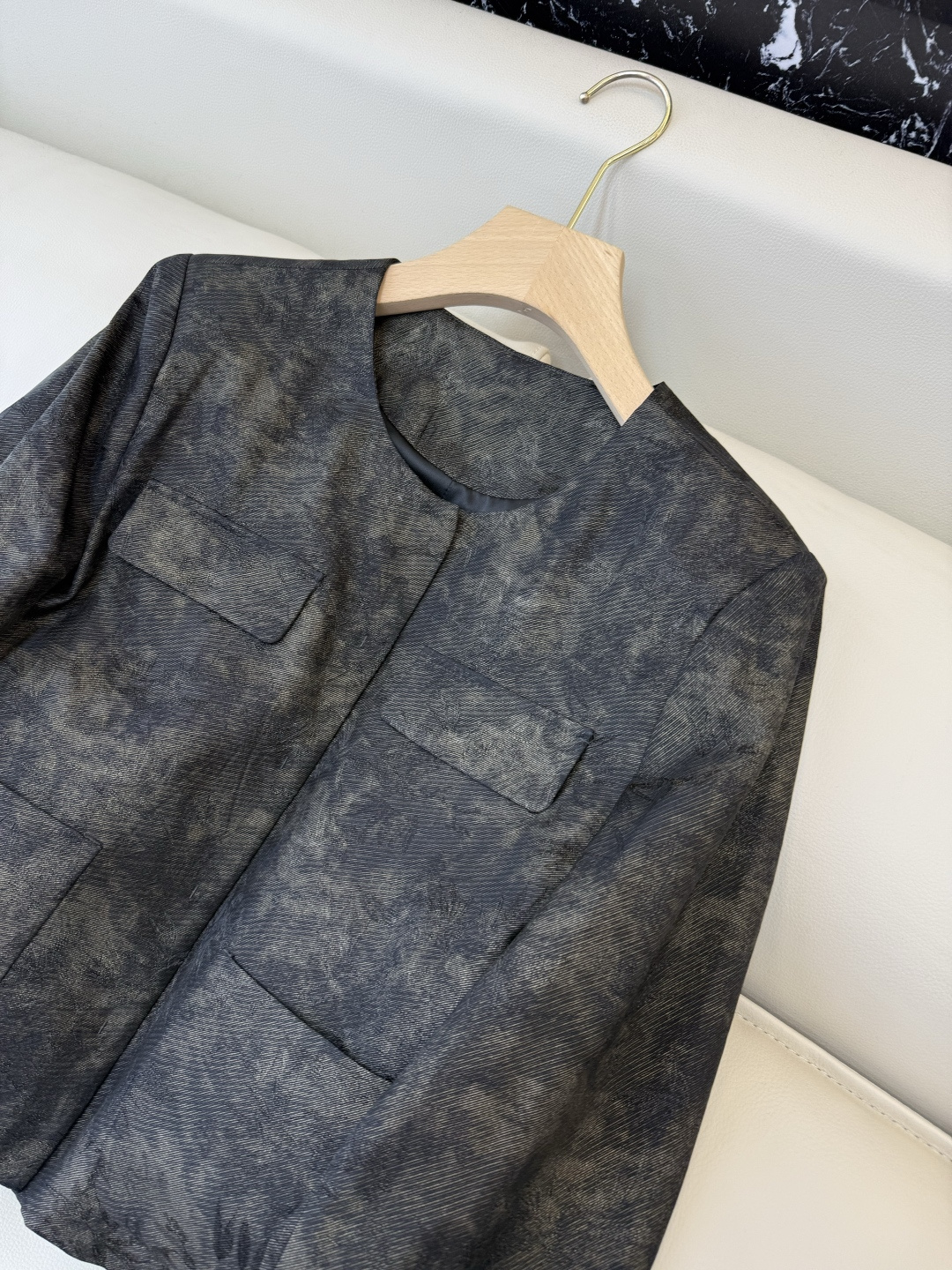 MT002#新款外套💕人丝 古韵 老钱风 长袖小外套 MLXL