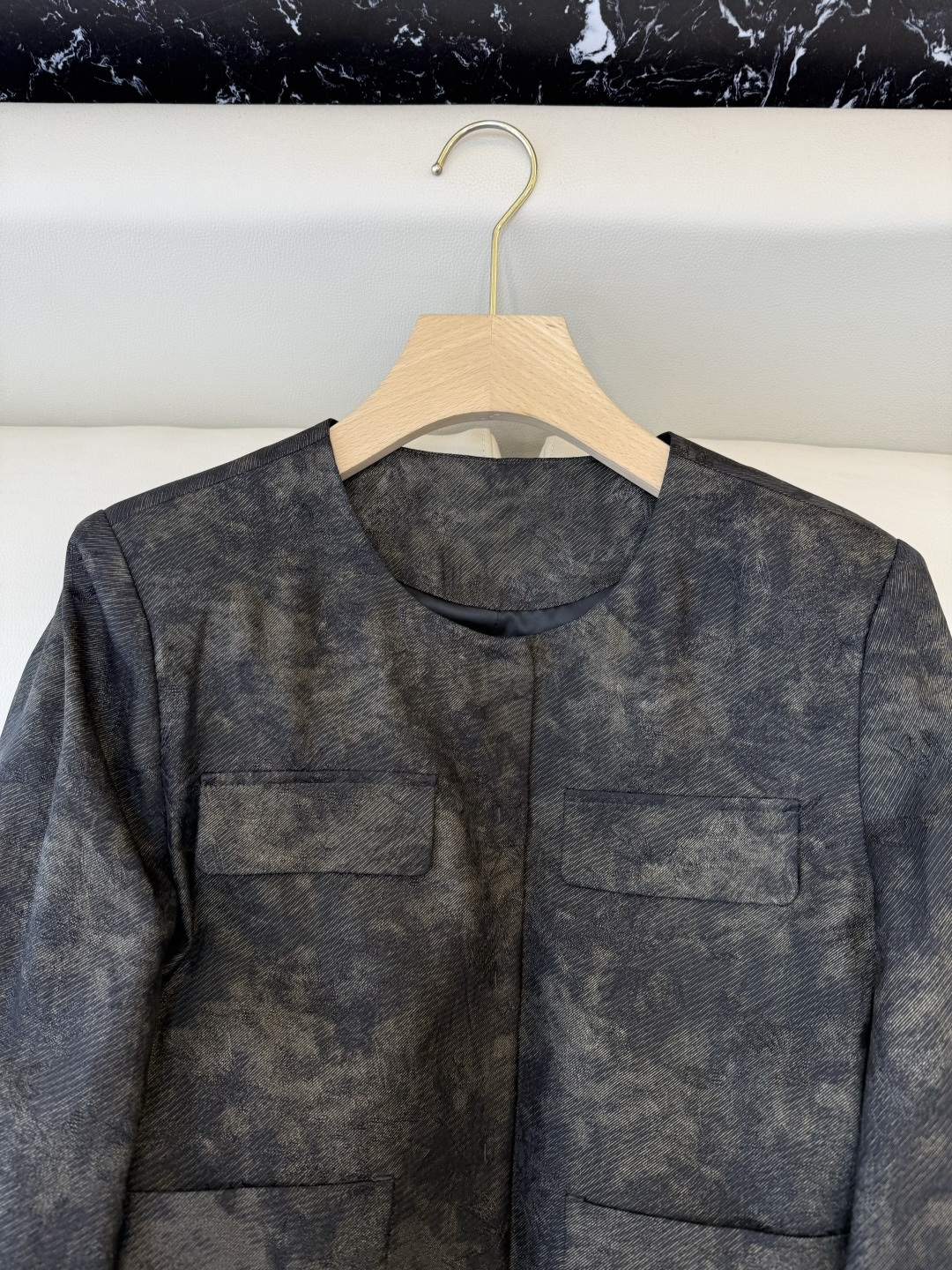 MT002#新款外套💕人丝 古韵 老钱风 长袖小外套 MLXL