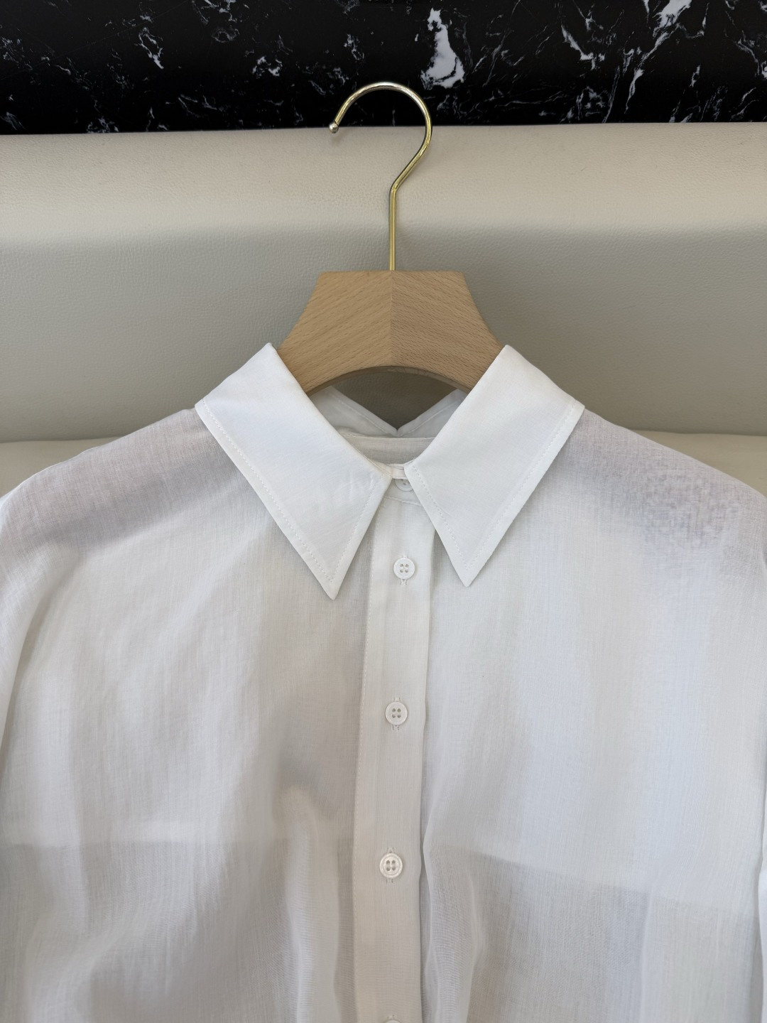 LZ26008#新款套装💕BC 55% 兰精天丝棉 长袖衬衫➕长裤套装 灰色 杏色 白色 SML