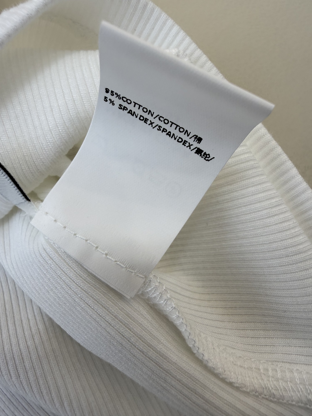 LZ26003#新款T恤💕BC 最新款背心针织链条T恤 黑色 白色 SML