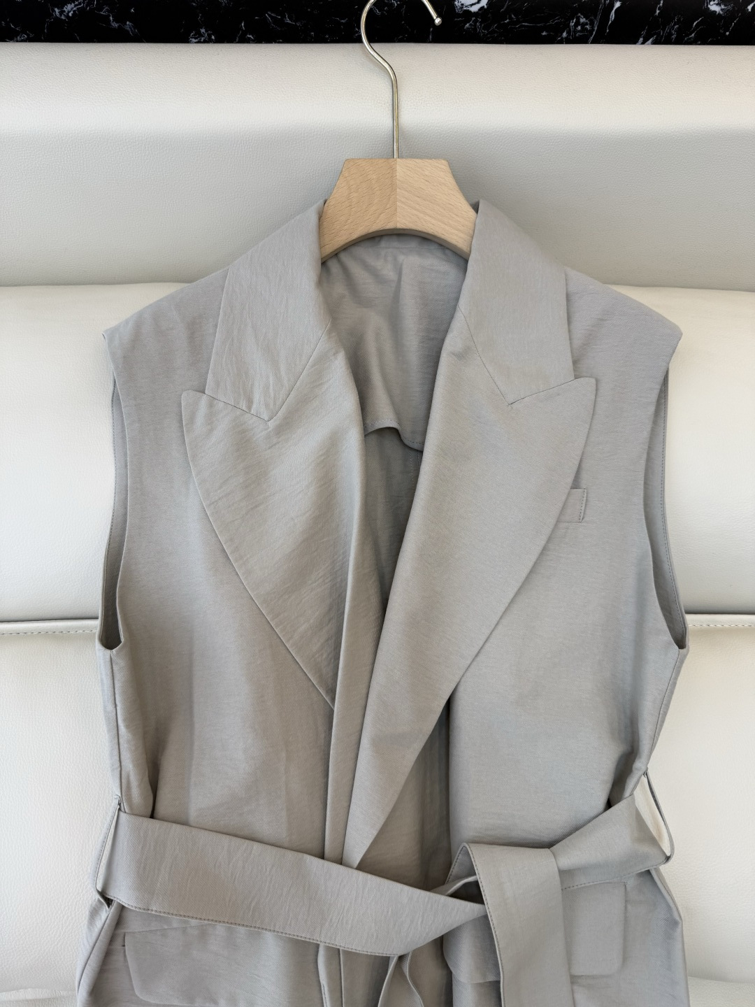 LZ26006#新款马甲💕BC 75% 棉 极简风 马甲上衣 灰色 白色 SML