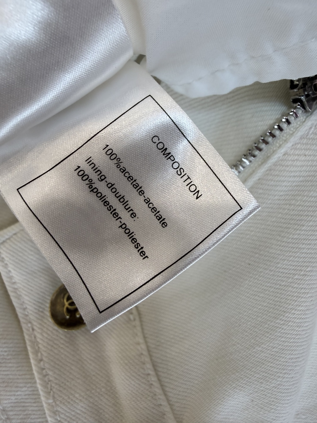 CX0179#新款牛仔裤💕ch 小香风 牛仔棉显瘦牛仔裤 浅蓝色 白色 26-30码