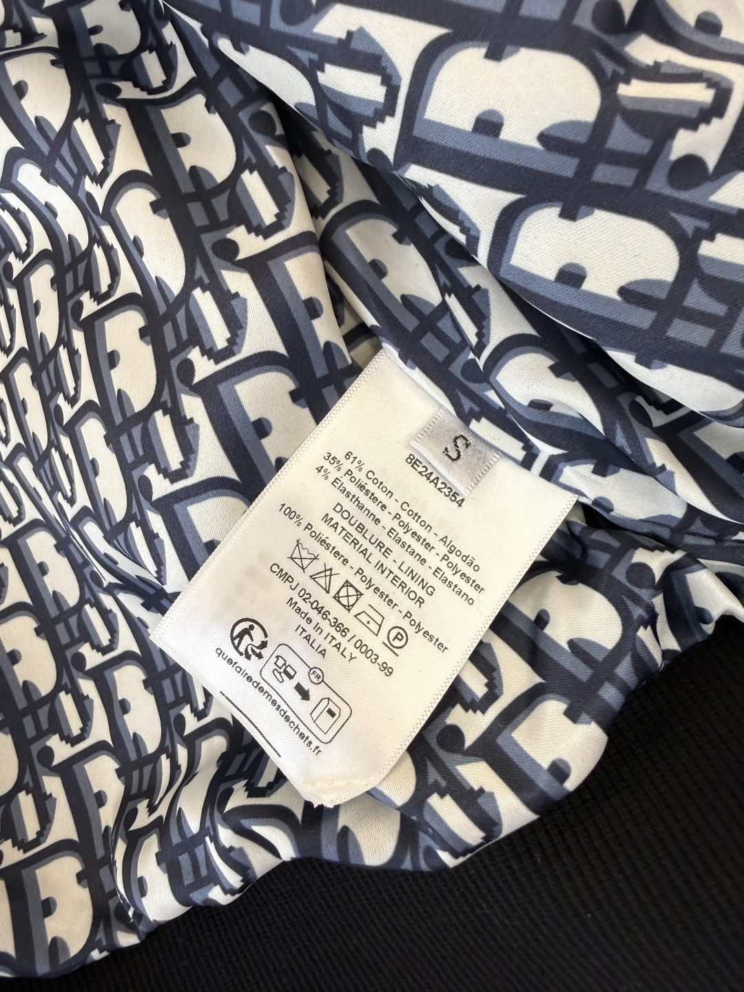 CX0178#新款套装💕Dior 老花logo 拉链卫衣外套➕长裤套装 灰色 黑色 SML