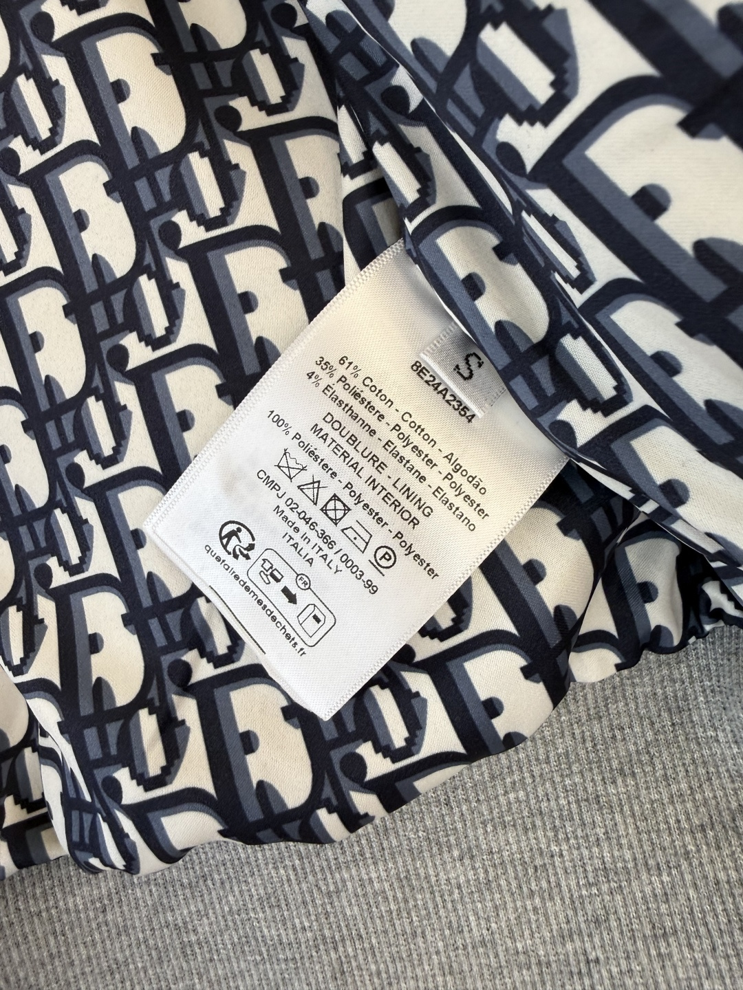 CX0178#新款套装💕Dior 老花logo 拉链卫衣外套➕长裤套装 灰色 黑色 SML