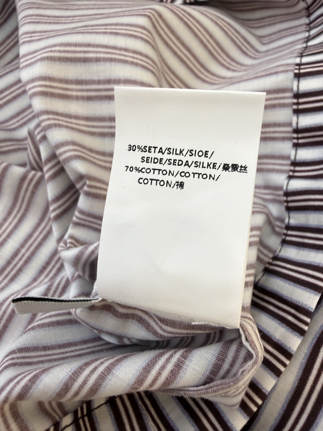 LZ26004+26004A#新款套装💕BC 最新款套装 30% 真丝70% 棉 长袖衬衫➕短裤套装 条